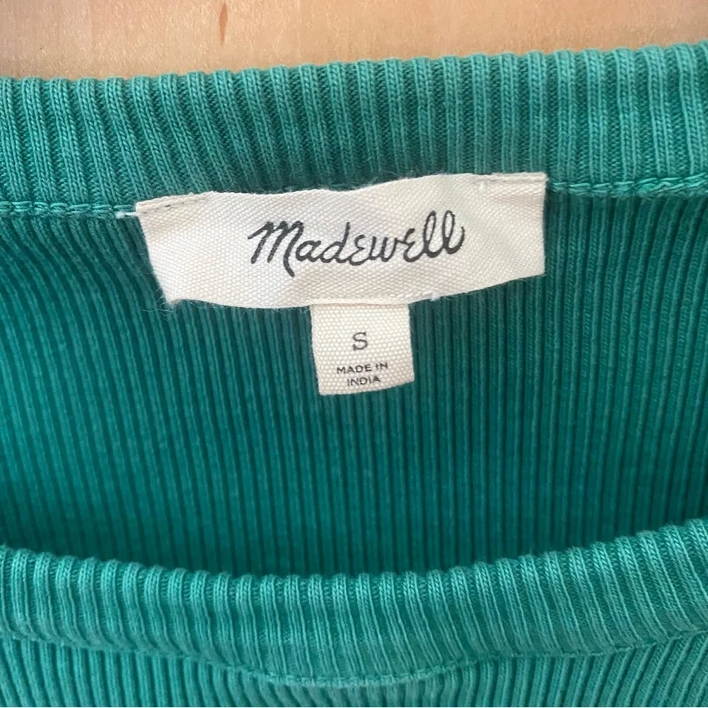 Madewell Ribbed Crewneck Pocket Tee - Picture 7 of 8